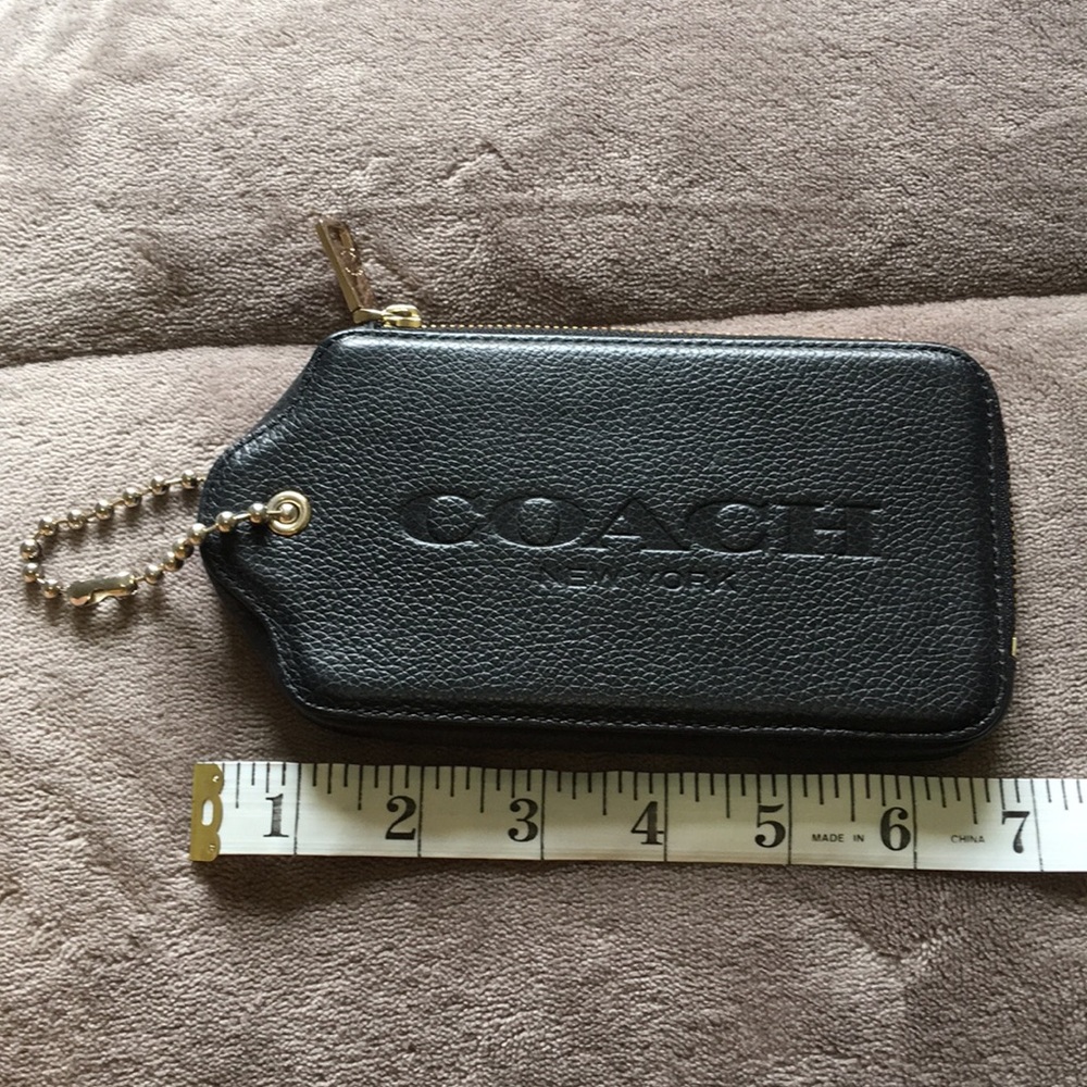 Great condition black coach wallet/wristlet.